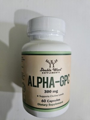 Alpha GPC 300mg Dietary Supplement 60 Veggie Caps, Healthy Neural Function 01/28