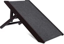 BIRDROCK Home Adjustable Pet Ramp for Small Dogs, Cats, Puppies 