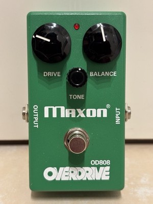 Maxon OD808 Overdrive Effektpedal Gitarre Distortion