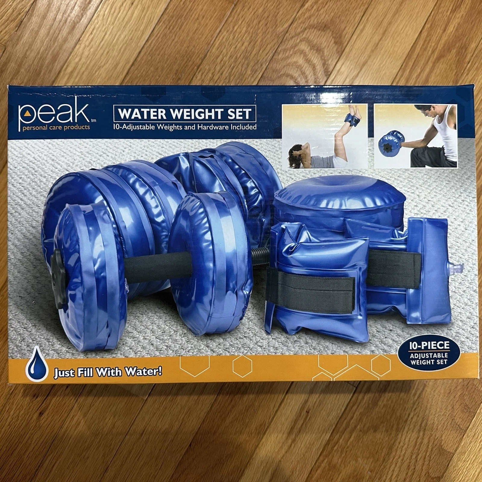 New 10-piece Water Dumbbell Adjustable Weight Training Set