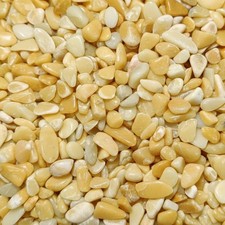 Golden Greenstone Gravel for Aquariums, Pots, Landscaping