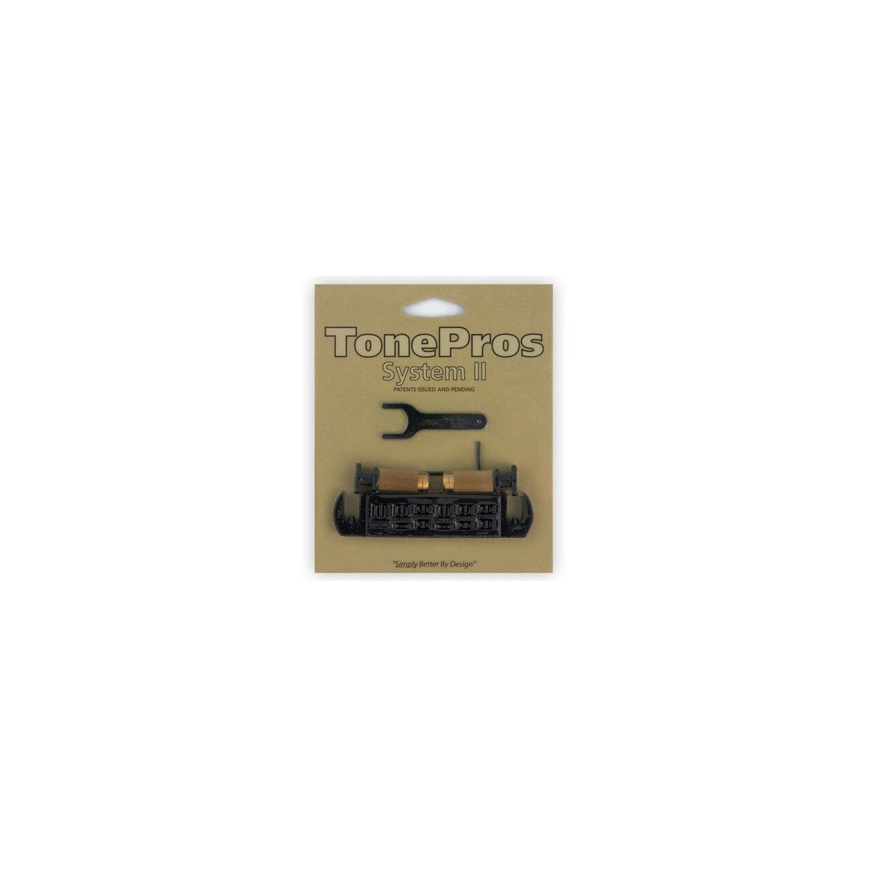 TONEPROS AVT2P B - Wraparound Bridge with SPRS2 Locking Studs USA P-Style - Bl 27590₽