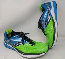 Saucony Ride 9 Mens Size 15  Green Blue S20318-3 Athletic Running Sneakers