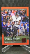 MIKE WALLACE 2017 DONRUSS RED FOIL PRESS PROOF CARD RAVENS