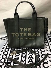 Marc Jacobs The Leather Tote Bag, Forest H004L01PF21 *READ*