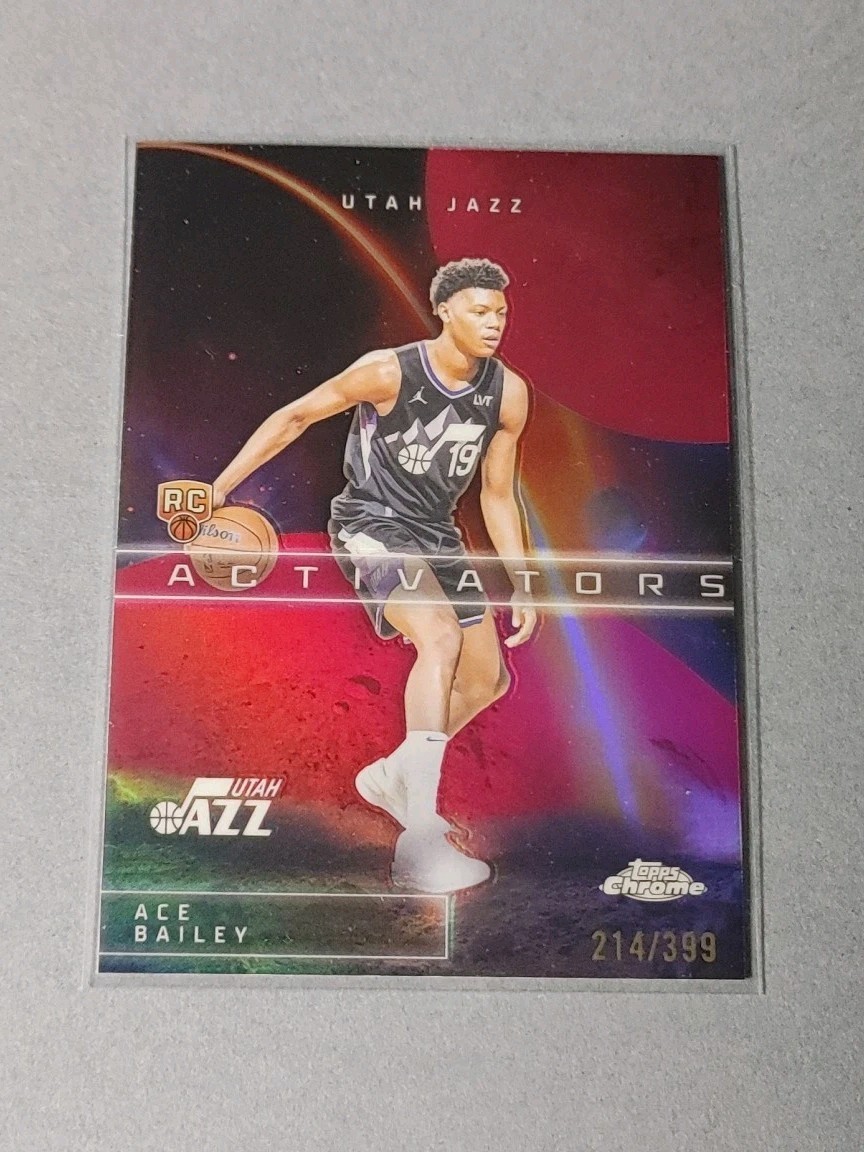 2025-26 Topps Chrome Ace Bailey Rookie Activators Megenta Refractor #AC-15 /399