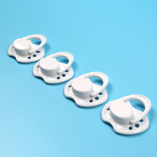 50pcs White Magnetic Pacifiers Dummy Soother for Reborn Baby Dolls Kit DIY Gifts - Picture 7 of 8