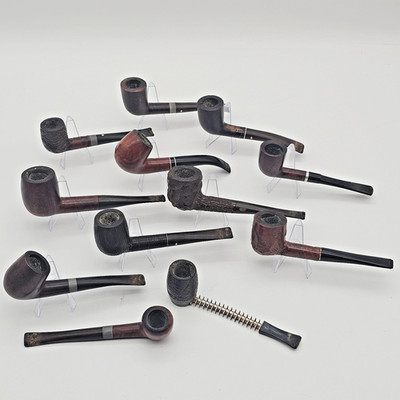VTG Estate Tobacco Pipe Lot 12 Yello-Bole Kaywoodie Dr Grabow Sir Bruce Briar
