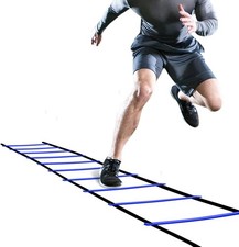 GHB Pro Agility Ladder Agility Training Ladder Speed 12 Rung 20ft with Carrying