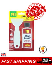 1xSticker Remover Kit with Scraper - Remover Sticky Stuff and Goo is Gone - 60ml