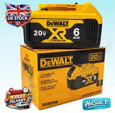 DeWALT 18V-20V 6Ah XR Li-ion Battery, COMPATIBLE With All 18V And 20V Tools
