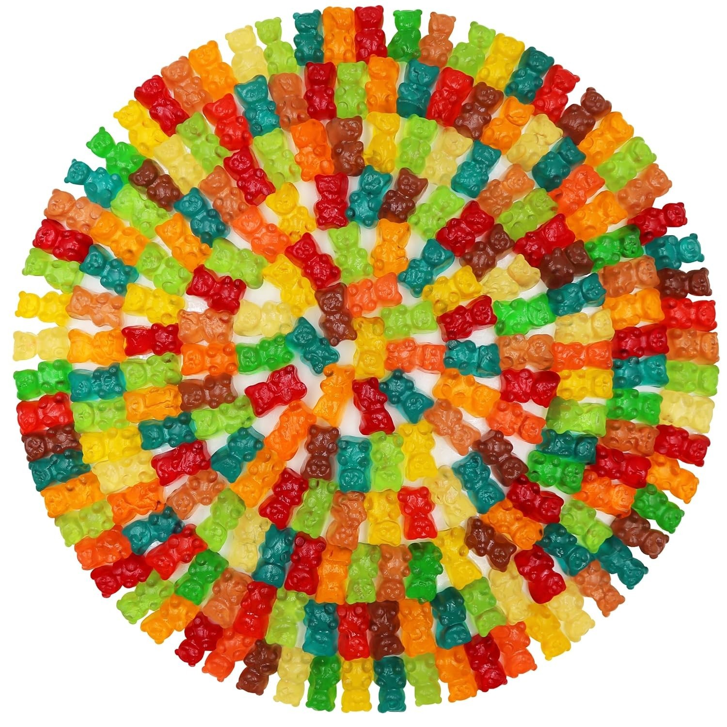 Albanese World's Best Gummi Snack Packs, 12 Flavor Gummy Bears Candy (2 Pounds)