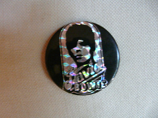 VINTAGE GRAND BADGES 5 5 CM DIAMETRE DAVID BOWIE ANNEE 1970/1980 A VOIR! N°1