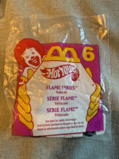 1995 McDonald's Happy Meal Hot Wheels 6 Flame Series