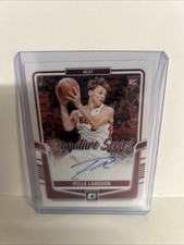 2024-25 Donruss Optic PELLE LARSSON RC Signature Series ROOKIE AUTO Miami Heat