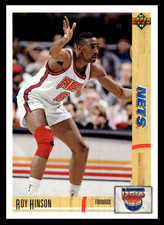 1991-92 Upper Deck Roy Hinson #389 New Jersey Nets NBA Basketball Base Set