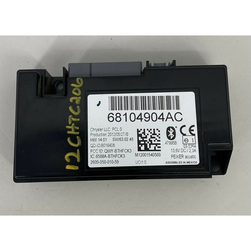 2012 Chrysler Town Country Dodge Caravan Bluetooth Hands Free Module 68104904AB