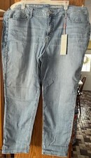 Laurie Felt Classic Denim Boyfriend Jeans Size 22