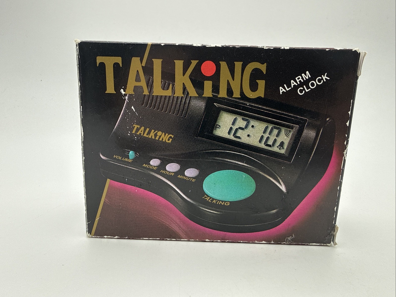 Vintage Talking Alarm Clock - Teated Working ~ Open-Box ~