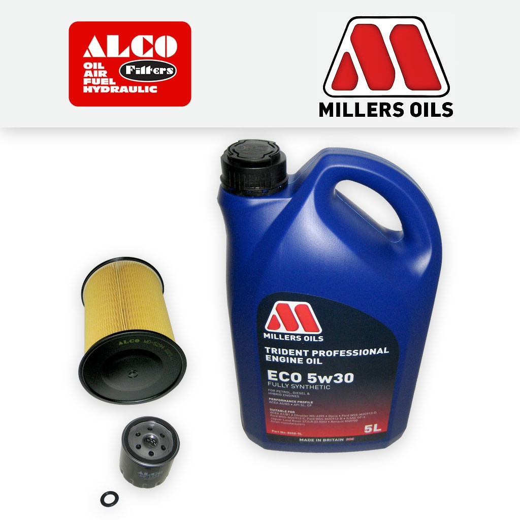 SERVICE KIT for FORD FOCUS MK2 1.8 16V OIL AIR FILTERS +OIL (2007-2010)