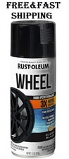 Rust-Oleum 368076 High Performance Wheel Spray Paint, 11 Oz, Gloss Black