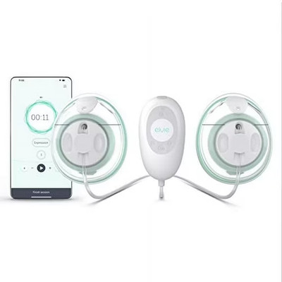 Elvie Stride Hands-Free Double Electric Breast Pump With Replacement Parts