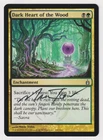 Signed Dark Heart of the Wood MP Ravnica Artist Mark Tedin 2005 WOTC MTG Magic!