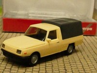 1/87 Herpa Wartburg 353`85 Trans Mit Plane Elfenbein 420921