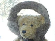 REAL RABBIT FUR EARMUFFS FLUFFY WARM WINTER HEAD COVERING HEADBAND