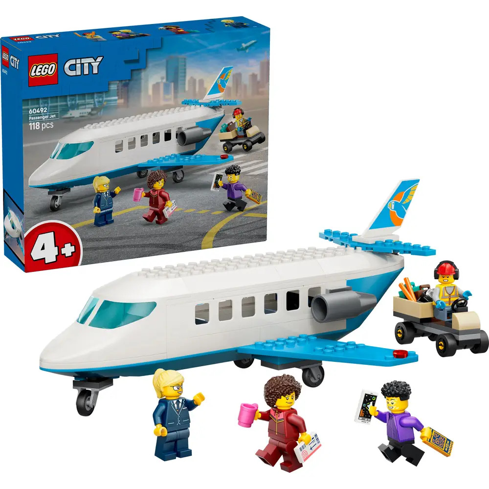 LEGO® City 60492 Passagierjet - Bild 7