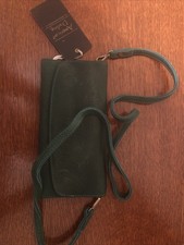 AD American Darling Handcrafted Western Leather Blue Small Crossbody Wallet