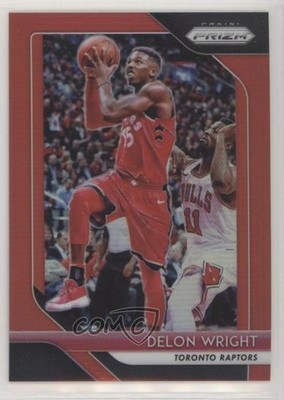 2018-19 Panini Prizm Red Prizm 13/299 Delon Wright #113 gn1