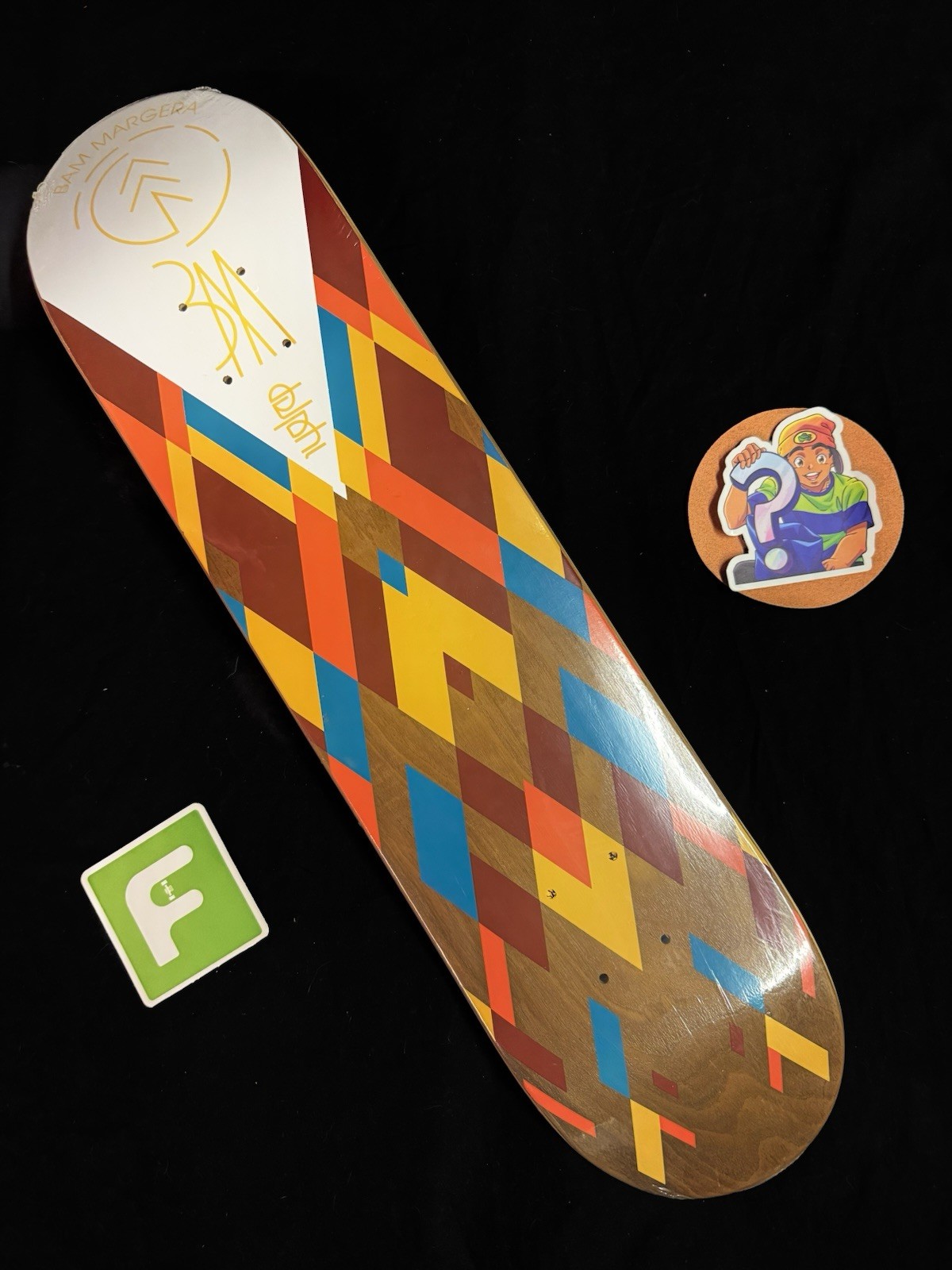 RARE Bam Margera Element Woodgrain Skateboard Deck Pro Model In ...