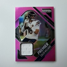 Panini 2025 Prizm Premier Jerseys Pink Prizm Caleb Williams Bears #PJY-CWS