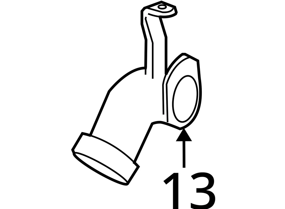 Tubo de conducto de entrada de aire Toyota 17751-37040 Scion xB OEM usado Foto 4 de 4