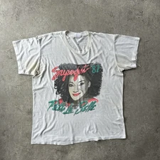 80s Superfest Music T-Shirt Made in USA XL Double Sided Print