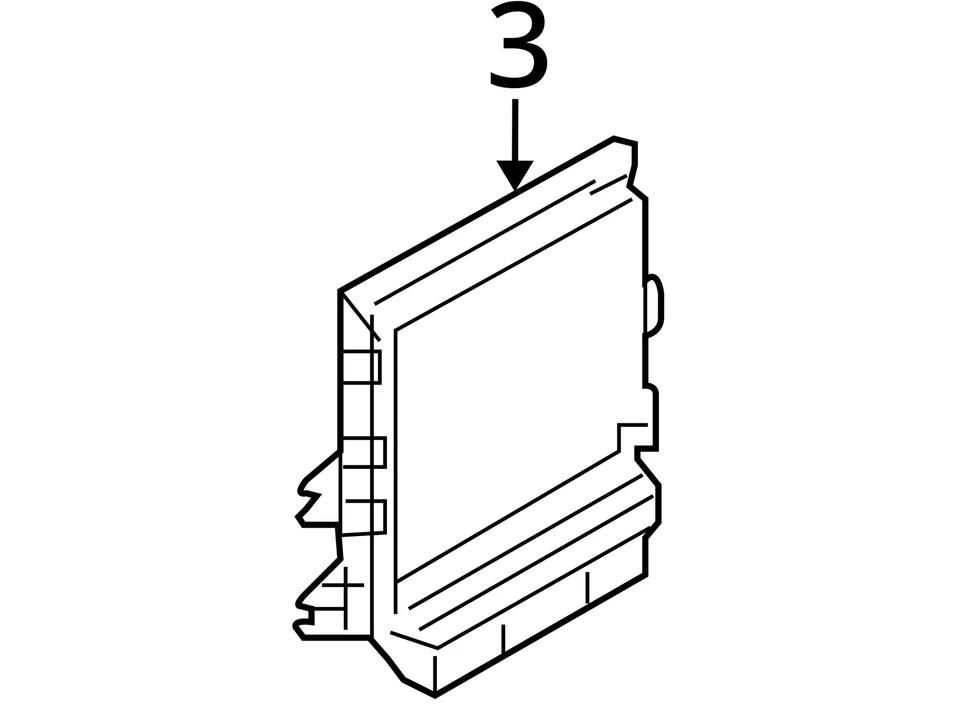 Módulo de control electrónico ECM del motor 3,7 L compatible con 14-17 INFINITI Q70 2632618 Foto 4 de 4