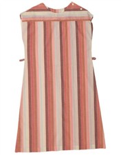 VINTAGE Womens Sleeveless Basic Dress EU 40 Medium Multicoloured Striped CB13