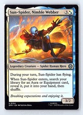 Sun-Spider, Nimble Webber NM/M - Marvel's Spider-Man 154 Magic: The Gathering