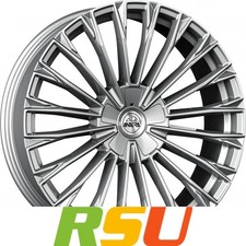 Antera A103 silver ice 10.5x22" ET40 LK5 114.3 ML 64.1 Alufelgen 22 Zoll