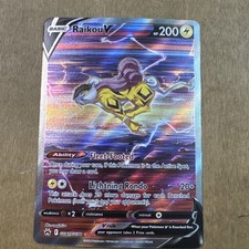 Pokemon Raikou V GG41/GG70 Holo V Rare Crown Zenith Galarian Gallery on eBay