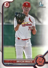 2022 Bowman Draft #BD-124 Brycen Mautz