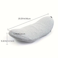 1Pc Orthopedic Memory Foam Lumbar Pillow for Lower Back Relief and Support - Per