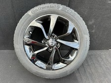 2015-2019 VAUXHALL CORSA E ALLOY WHEEL WITH TYRE 16INCH 195/55/16.13380635 BLACK