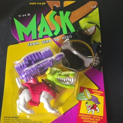 The Mask Chompin' Milo Dog Action Figure Boxed w/ Net Launcher & Bone