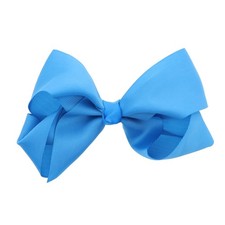 5.5 Inch Grosgrain Hair Bow Clip For Woman And Girls Blush Hair Accessory