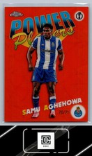2025-26 Topps Chrome Pp-33 Samu Aghehowa Power Players Orange Refractor 25 2025-26 Topps Chrome Pp-33 Samu Aghehowa Power Players Orange Refractor 25