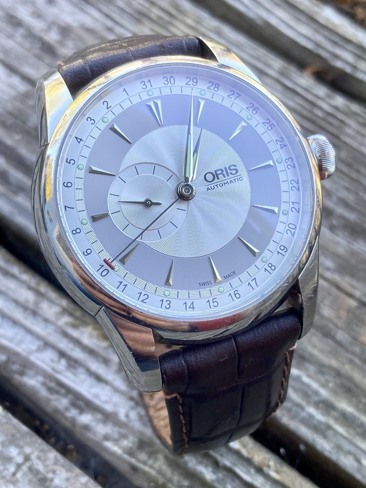 Oris Artelier Small Second Pointer Date 7597 Auto… - image 7