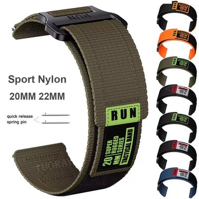 Nylon Armband für Huawei Watch GT 4 3 2 2e 5 Pro 46mm 42mm 48mm Active Runner DE