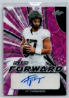 2021 Leaf Flash Ty Thompson Pink Flash Forward Auto /10 FF-TT1